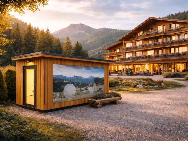 Hotel mit Fahrradgarage von Veloinn